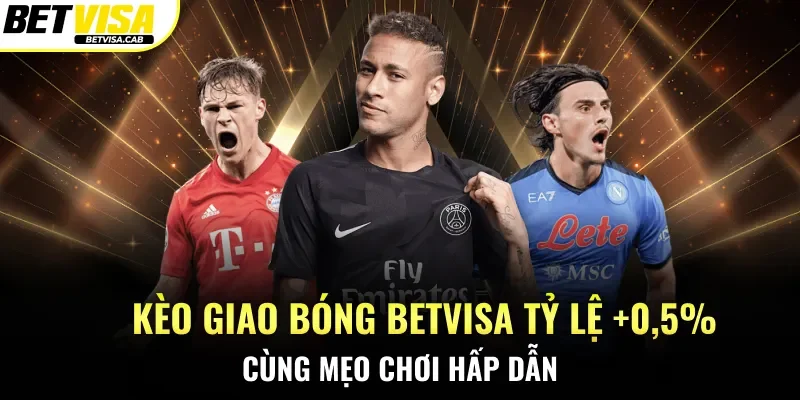 Kèo Giao Bóng Betvisa Tỷ Lệ +0,5% - Cùng Mẹo Chơi Hấp Dẫn